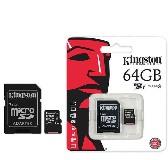 МЕМОРИСКА КАРТИЧКА MIKRO KINGSTONE 64GB MULTI MOBILITY KIT MIKRO SD READER GEN 2 W-64GB MIKRO SDHC
