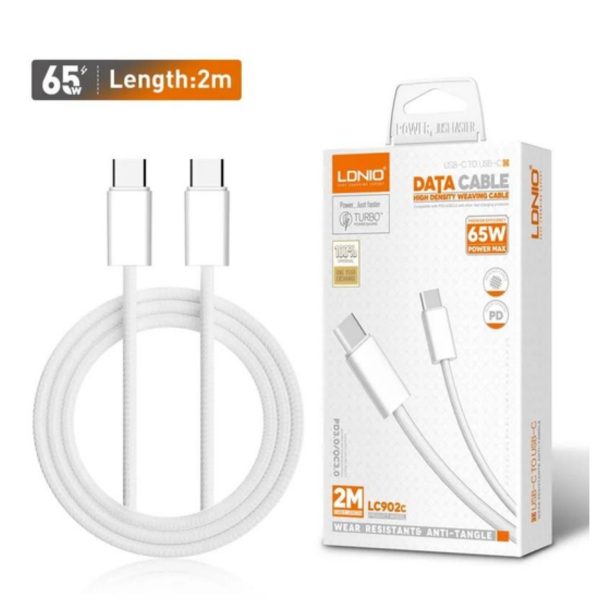 УСБ КАБЕЛ LDNIO LC902 C-C 2m